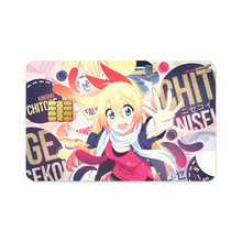 Load image into Gallery viewer, Chitoge Kirisaki Credit Card Skins (4-in-1 Pack)