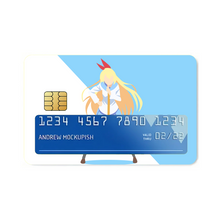 Load image into Gallery viewer, Chitoge Nisekoi Minimalist Credit Card Skins (4-in-1 Pack)