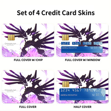 Load image into Gallery viewer, Chlorophytum Credit Card Skins (4-in-1 Pack)