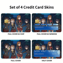 Load image into Gallery viewer, Chuunibyou Girls Credit Card Skins (4-in-1 Pack)