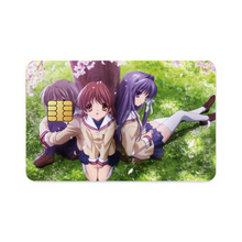 Load image into Gallery viewer, Clannad Nagisa Furukawa, Kyou Fujibayashi, Fuuko Ibuki Credit Card Skins (4-in-1 Pack)