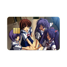 Load image into Gallery viewer, Clannad Nagisa Furukawa, Kyou Fujibayashi, Kotomi Ichinose, Ryou Fujibayashi Credit Card Skins (4-in-1 Pack)