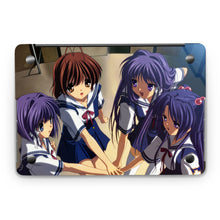 Load image into Gallery viewer, Clannad Nagisa Furukawa, Kyou Fujibayashi, Kotomi Ichinose, Ryou Fujibayashi  Macbook Skin