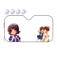 Load image into Gallery viewer, Clannad Nagisa & Ushio Car Sunshade