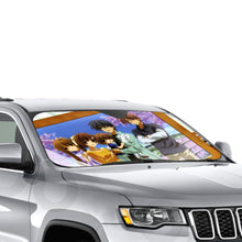Load image into Gallery viewer, Clannad Tomoya Okazaki, Nagisa Furukawa, Akio Furukawa, Sanae Furukawa Car Sunshade