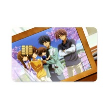 Load image into Gallery viewer, Clannad Tomoya Okazaki, Nagisa Furukawa, Akio Furukawa, Sanae Furukawa Credit Card Skins (4-in-1 Pack)