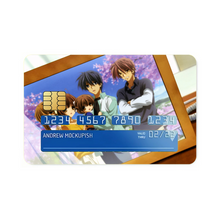 Load image into Gallery viewer, Clannad Tomoya Okazaki, Nagisa Furukawa, Akio Furukawa, Sanae Furukawa Credit Card Skins (4-in-1 Pack)