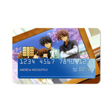 Load image into Gallery viewer, Clannad Tomoya Okazaki, Nagisa Furukawa, Akio Furukawa, Sanae Furukawa Credit Card Skins (4-in-1 Pack)