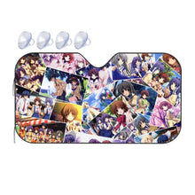 Load image into Gallery viewer, Clannad Tomoya Okazaki, Nagisa Furukawa, Tomoyo Sakagami, Kyou Fujibayashi, Fuuko Ibuki  Car Sunshade