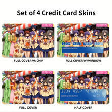 Load image into Gallery viewer, Clannad Tomoya Okazaki, Nagisa Furukawa, Tomoyo Sakagami, Kyou Fujibayashi, Fuuko Ibuki Credit Card Skins (4-in-1 Pack)