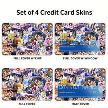 Load image into Gallery viewer, Clannad Tomoya Okazaki, Nagisa Furukawa, Tomoyo Sakagami, Kyou Fujibayashi, Fuuko Ibuki Credit Card Skins (4-in-1 Pack)