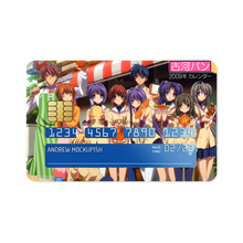 Load image into Gallery viewer, Clannad Tomoya Okazaki, Nagisa Furukawa, Tomoyo Sakagami, Kyou Fujibayashi, Fuuko Ibuki Credit Card Skins (4-in-1 Pack)