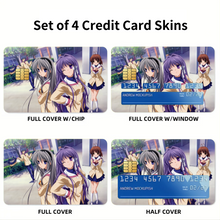 Load image into Gallery viewer, Clannad Tomoya Okazaki, Nagisa Furukawa, Tomoyo Sakagami, Kyou Fujibayashi, Youhei Sunohara Credit Card Skins (4-in-1 Pack)