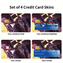 Load image into Gallery viewer, Clannad Tomoyo Sakagami, Kyou Fujibayashi, Ryou Fujibayashi Credit Card Skins (4-in-1 Pack)