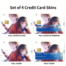 Load image into Gallery viewer, Classroom of the Elite Suzune Horikita Credit Card Skins (4-in-1 Pack)