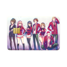 Load image into Gallery viewer, Classroom of the Elite Suzune Horikita, Honami Ichinose, Sae Chabashira Credit Card Skins (4-in-1 Pack)