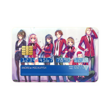 Load image into Gallery viewer, Classroom of the Elite Suzune Horikita, Honami Ichinose, Sae Chabashira Credit Card Skins (4-in-1 Pack)