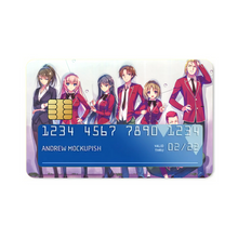 Load image into Gallery viewer, Classroom of the Elite Suzune Horikita, Honami Ichinose, Sae Chabashira Credit Card Skins (4-in-1 Pack)