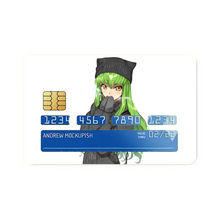 Load image into Gallery viewer, Code Geass - C.C. Credit Card Skins (4-in-1 Pack)