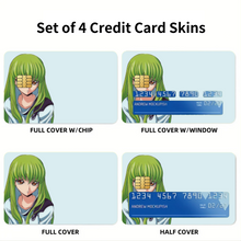 Load image into Gallery viewer, Code Geass Credit Card Skins (4-in-1 Pack)
