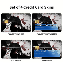 Load image into Gallery viewer, Code Geass Suzaku Kururugi Credit Card Skins (4-in-1 Pack)
