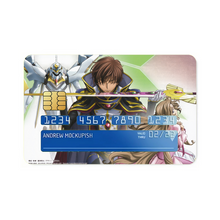 Load image into Gallery viewer, Code Geass Suzaku Kururugi, Nunnally Lamperouge Credit Card Skins (4-in-1 Pack)