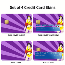 Load image into Gallery viewer, Cowboy Bebop Faye Valentine Credit Card Skins (4-in-1 Pack)