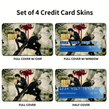 Load image into Gallery viewer, Cowboy Bebop Spike Spiegel Credit Card Skins (4-in-1 Pack)