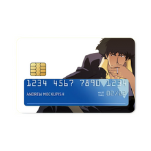 Load image into Gallery viewer, Cowboy Bebop Spike Spiegel Credit Card Skins (4-in-1 Pack)