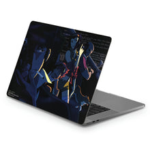 Load image into Gallery viewer, Cowboy Bebop Spike Spiegel, Faye Valentine, Jet Black, Ein  Macbook Skin