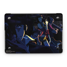 Load image into Gallery viewer, Cowboy Bebop Spike Spiegel, Faye Valentine, Jet Black, Ein  Macbook Skin