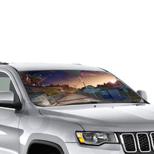Load image into Gallery viewer, Crazy Noisy Bizarre Town  Car Sunshade