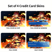 Load image into Gallery viewer, Dance of the Fire God (Hinokami Kagura) Credit Card Skins (4-in-1 Pack)
