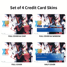 Load image into Gallery viewer, Darling in the FranXX Credit Card Skins (4-in-1 Pack)