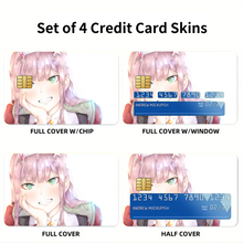 Load image into Gallery viewer, Darling In The FranXX Credit Card Skins (4-in-1 Pack)