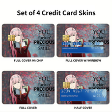 Load image into Gallery viewer, Darling in the FranXX Credit Card Skins (4-in-1 Pack)