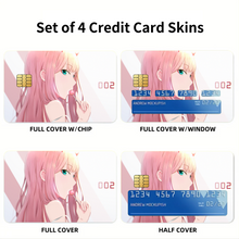 Load image into Gallery viewer, Darling In The FranXX Credit Card Skins (4-in-1 Pack)
