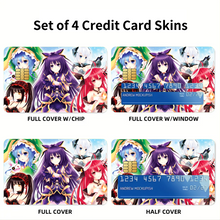 Load image into Gallery viewer, Date a live season 1 characters Credit Card Skins (4-in-1 Pack)