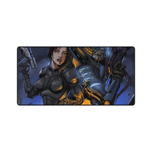 Load image into Gallery viewer, Mass Effect Commander Shepard Garrus Vakarian Mouse Pad (Desk Mat)
