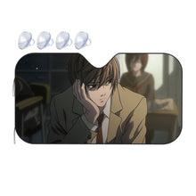 Load image into Gallery viewer, Death Note Light Yagami Car Sunshade