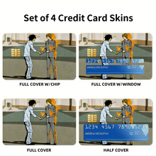Load image into Gallery viewer, Death Note Light Yagami Credit Card Skins (4-in-1 Pack)