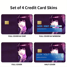 Load image into Gallery viewer, Death Parade Credit Card Skins (4-in-1 Pack)