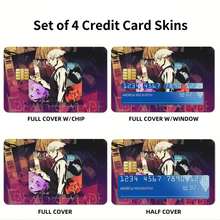 Load image into Gallery viewer, Death Parade Credit Card Skins (4-in-1 Pack)