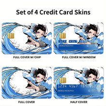 Load image into Gallery viewer, Demon Slayer: Kimetsu no Yaiba Credit Card Skins (4-in-1 Pack)