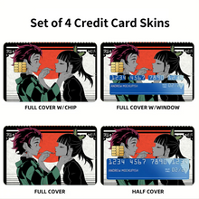 Load image into Gallery viewer, Demon Slayer: Kimetsu no Yaiba Credit Card Skins (4-in-1 Pack)