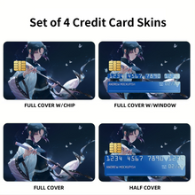 Load image into Gallery viewer, Demon Slayer: Kimetsu no Yaiba Credit Card Skins (4-in-1 Pack)