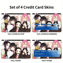 Load image into Gallery viewer, Demon Slayer: Kimetsu no Yaiba Credit Card Skins (4-in-1 Pack)