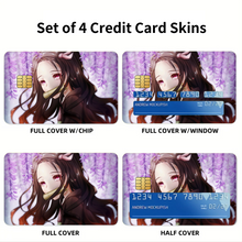 Load image into Gallery viewer, Demon Slayer: Kimetsu no Yaiba Credit Card Skins (4-in-1 Pack)