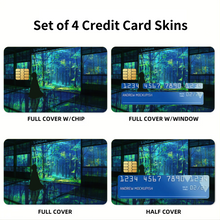 Load image into Gallery viewer, Demon Slayer: Kimetsu no Yaiba Credit Card Skins (4-in-1 Pack)