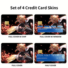 Load image into Gallery viewer, Demon Slayer: Kimetsu no Yaiba Credit Card Skins (4-in-1 Pack)